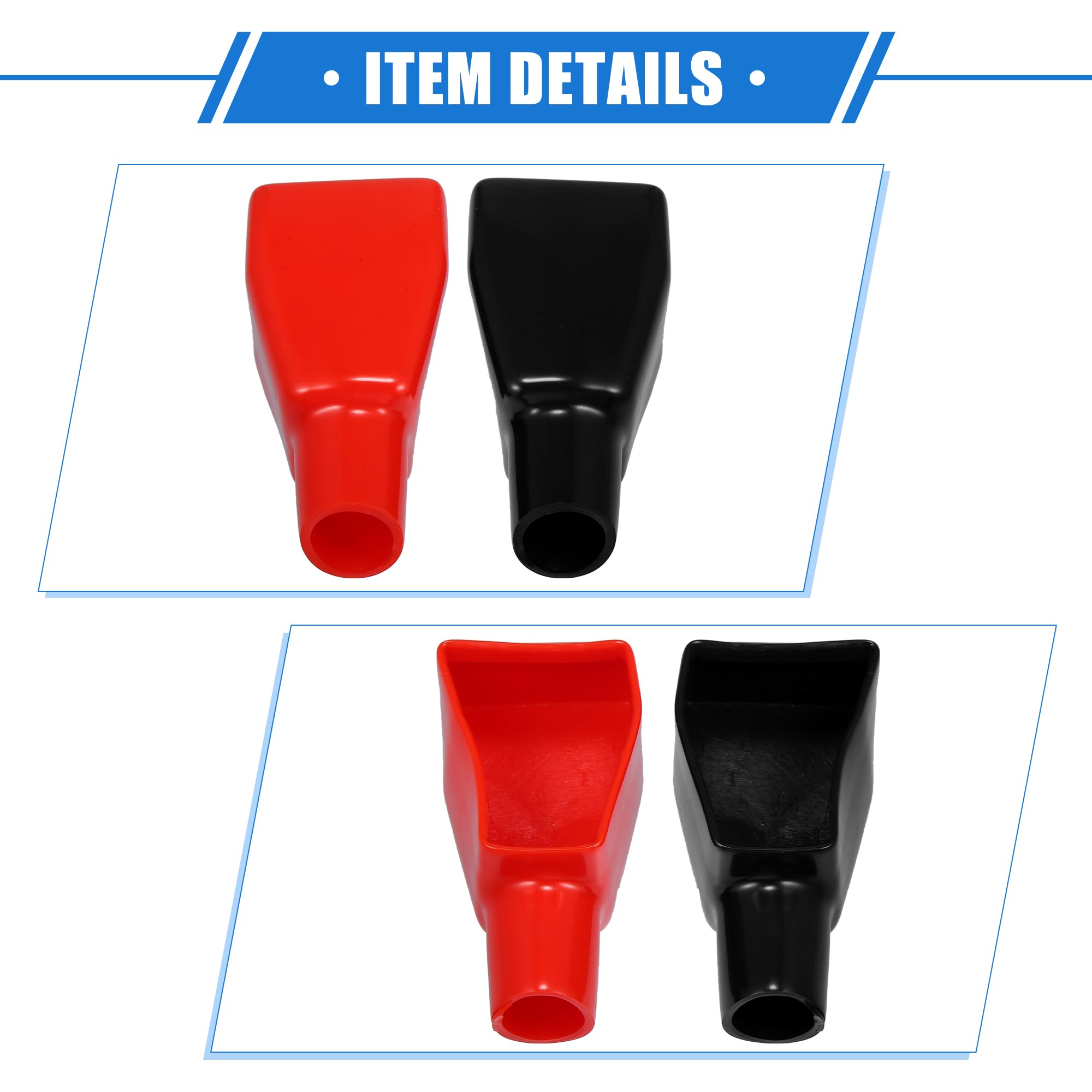 Amazon | A ABSOPRO バッテリー端子絶縁カバー バッテリー